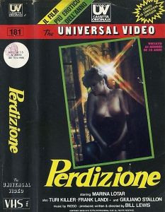 VHS - PERDIZIONE  (1986)
