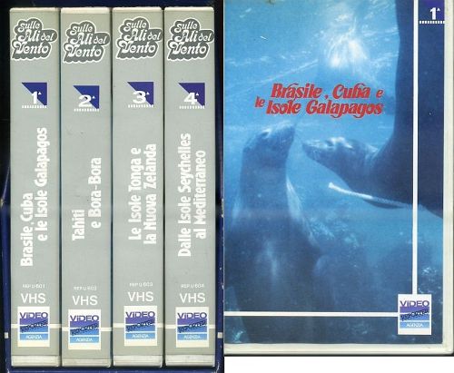 VHS - SULLE ALI DEL VENTO Box 4 Vhs