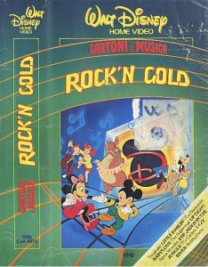 VHS - CARTONI E MUSICA ROCK'N GOLD