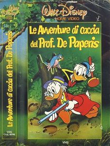 VHS - LE AVVENTURE DI CACCIA DEL PROF. DE PAPERIS