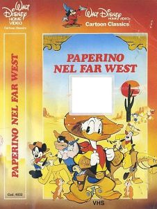 VHS - PAPERINO NEL FAR WEST