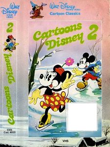 VHS - CARTOONS DISNEY VOL. 2
