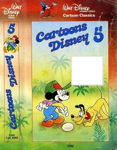VHS - CARTOONS DISNEY VOL. 5