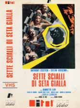 SETTE SCIALLI DI SETA GIALLA